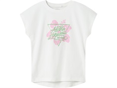 Name It top white with aloha print